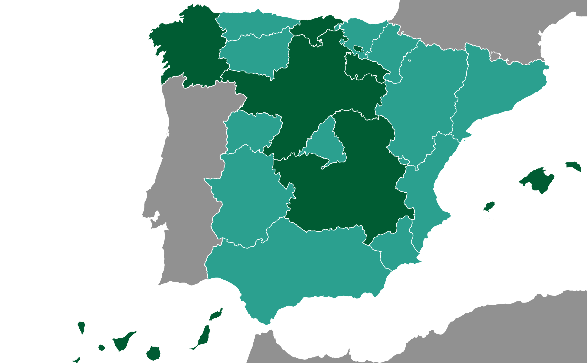 Mapa asociaciones FEBiotec
